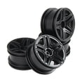 thumbnail image 1 of segolike Wheel Rim Wheel Tires for MN86 4WD RC Truck Model Hobby black rim, 1 of 9