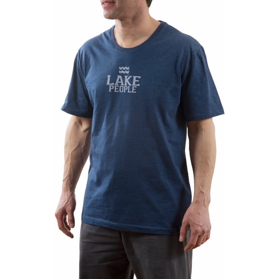 Pavilion Gift Company - Lake People - Small Navy Unisex T-Shirt