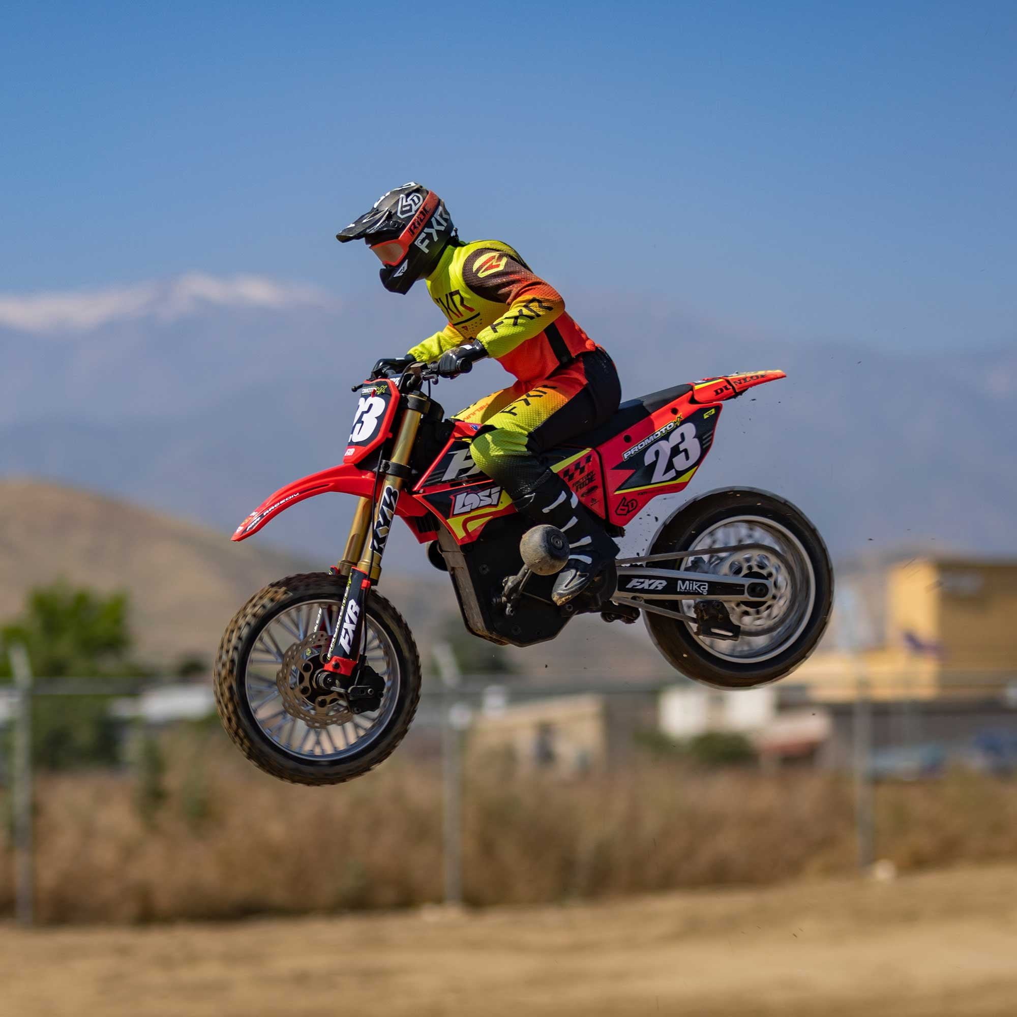 Losi RC Motorcycle Promoto-MX 1/4 Motorcycle Ready-To-Run Battery and Charger Not Included FXR LOS06000T1 Red Other Gas Tank Motorcycle etc.