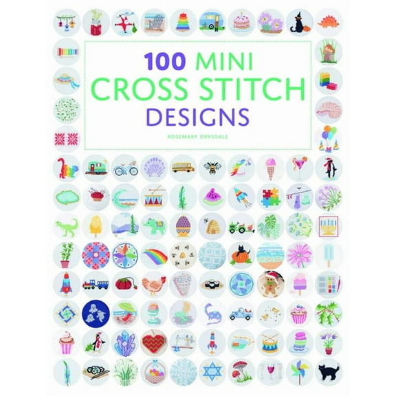 Rosemary Drysdale: 100 Mini Cross Stitch Designs, Book 1 (Paperback)