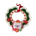 thumbnail image 4 of Collar de gato lindo, collar de gatito, bufanda, decoración festiva, suave, para vestir, corbatas navideñas tejidas a mano para las fiestas navideñas Gatos M, 4 of 8