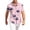 Red, variant on Mens Hawaiian Shirt Short Sleeve Summer Big and Tall Tropical Print Button Down Shirts for Men Trendy Holiday Beach Shirts Red 5XL