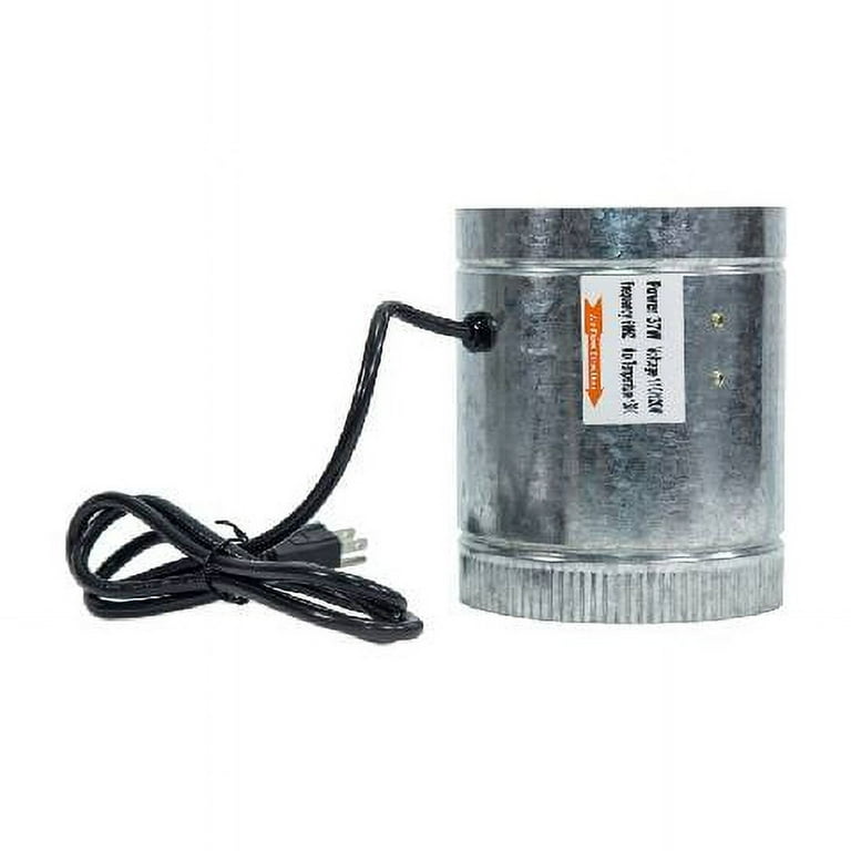 SunStream inch Duct Booster Fan 100 CFM Exhaust Fan for Heating