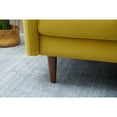 thumbnail image 4 of Kingway Furniture Aurora Velvet Living Room Sofa in Goldenrod, 4 of 6