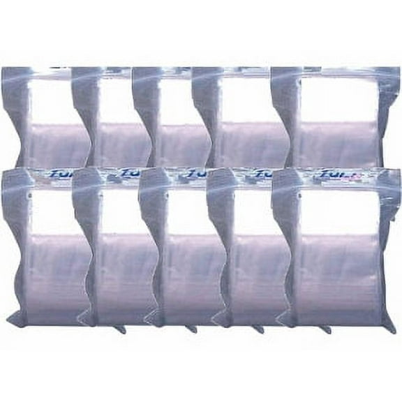 Ziplock 2x2 Small Recloseable Clear Poly Bags, 2 mil, Case