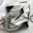 thumbnail image 4 of CAILDANL 100% Pure Mulberry Silk Square Scarf 27"x27" Women Neckerchief Headscarf Gift Packed, 4 of 6