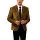 thumbnail image 1 of CHAQUETAS DEPORTIVAS BRILLANTES INSPIRADORAS PARA HOMBRES, BLAZERS DE UN BOTÓN Y UN SOLO PECHO PARA FIESTAS DE BODA 2XL DORADO, 1 of 5