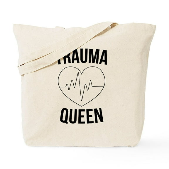 CafePress - Trauma Queen Tote Bag - Unisex Canvas Tote Bag, Beige, 1-Piece