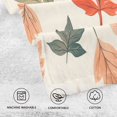 thumbnail image 5 of Yayeee 2 Pack Hand Towels for Bathroom 100% Cotton 16" x 28" Soft Absorbent Kitchen Towel, Red Autumn Leaves, 5 of 7