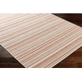 thumbnail image 3 of Boutique Rugs Garan Contemporary Geometric Area Rug - Modern Minimalist Striped Carpet for Living Room, Patio, Terrace - Outdoor Safe - Peach, Pink, Cream - 2' x 2'11", 3 of 10