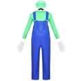 thumbnail image 2 of Disfraces de Halloween 2024 M-XL Disfraces de Halloween unisex Adultos Juegos de rol Mario Luigi Brothers Hombres Super Mario, 2 of 5