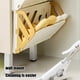 thumbnail image 5 of Wall Mounted Folding Shoe Rack Organizer | Adhesive No Drill Installation | Multi-Layer Expandable Design | Hollow Out Ventilated Plastic | Space Saving | Fits Entryway Bathroom Corner | 1pc | 5kg, 5 of 6
