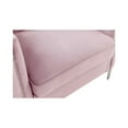 thumbnail image 4 of Bayberry Pink Velvet Sofa with 3 Pillows, 4 of 6