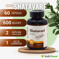 thumbnail image 3 of Shatavari 60 Capsulas | 1000 mg Por Porcion | Cápsulas Veganas | Dura 1 Mes | Momosie | Ingredientes Naturales, 3 of 4
