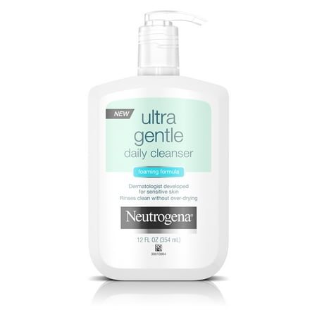 Triple Care Cleanser - Neutrogena Ultra Gentle Daily Foaming Facial Cleanser, 12 fl. oz