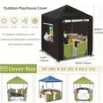 thumbnail image 3 of Advancent Toldo exterior impermeable de fácil instalación para jardines Toldos para jardines y terrazas cubierta antipolvo carpas negro, 3 of 6