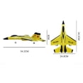 thumbnail image 4 of Avión planeador teledirigido SU-35 con iluminación genial para niños y adultos. batería amarilla 2, 4 of 9
