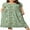 Brambling Green, variant on JuneFish Women's Summer Plus Size 2X to 6X Maxi Loose Dress with Pockets
