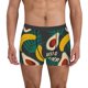 thumbnail image 1 of Balery Banana And Avocado Calzoncillos bóxer para hombre, ropa interior de algodón suave y transpirable con cinturilla de nailon-Small, 1 of 5