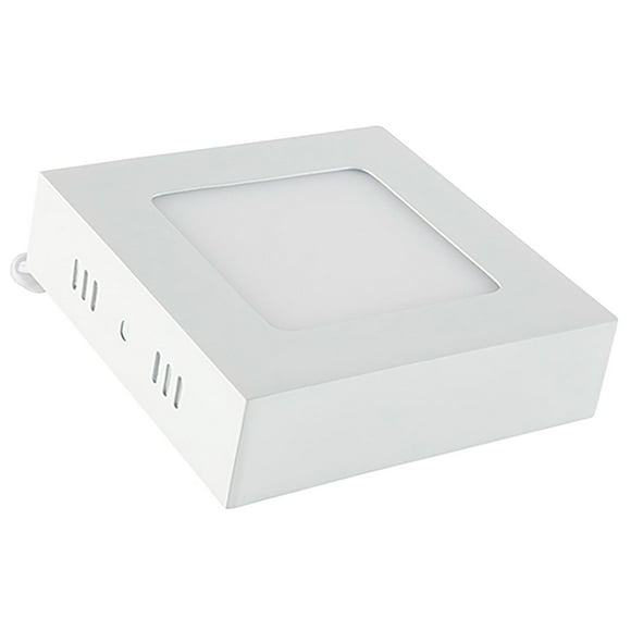 Lámpara LED cuadrada para sobreponer 12 W luz cálida