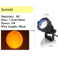 thumbnail image 2 of Lámpara de proyección de de terre proyector de lámpara de de terre para fotografía de rotación US Plug fondo de lámpara de colección de Yinane Lámpara Sunset, 2 of 6
