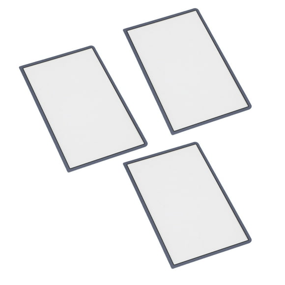 3Pcs Replacement Top Upper Screen Suitable for New 3DS XL, Resin Upper Top Screen Display Repair Parts