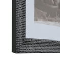thumbnail image 3 of 1-13/16" Polystyrene Mosaic Textured Modern Picture Frame - by WholesaleArtsFrames-com. 14x22 243 Series - Rich Black - Made In USA, 3 of 5