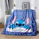 thumbnail image 2 of Manta de franela con patrón de puntadas de Disney, manta de forro polar, regalo para niños y adultos, sofá, ropa de cama, regalos para niños, 2 of 5