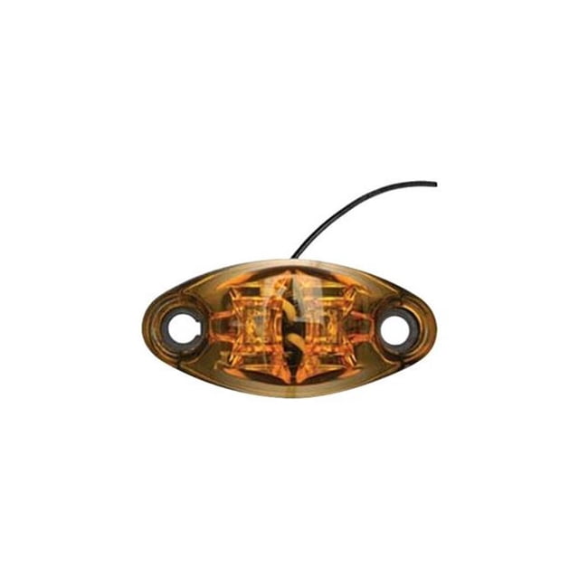LED Exterior 2 Diode 1 Wire Marker Light, Amber
