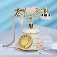 thumbnail image 3 of Teléfono Vintage, Esfera Giratoria De Decoración Clásica Con Línea Telefónica, Teléfono Antiguo, Para Sala De Estar, 3 of 7