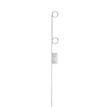 HY-KO Products 40640 Metal Pigtail Sign Stake, 28"", Silver