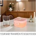 thumbnail image 3 of Luxshiny 1Pack Silicone Practice Feeding Bowls With Microwave Safe Material For Home Use Orange, 3 of 8