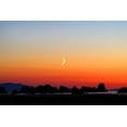 thumbnail image 2 of Taylor, Douglas 14x11 White Modern Wood Framed Museum Art Print Titled - Crescent at Sunset, 2 of 4