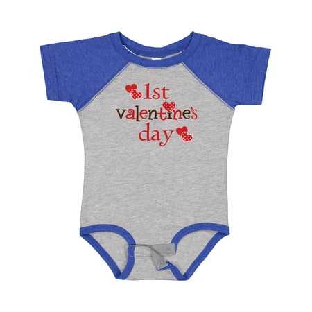 

Inktastic 1st Valentine Day Cute Gift Baby Boy or Baby Girl Bodysuit