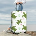 thumbnail image 3 of Lsque Cute Turtle Printed Luggage Cover, Travel Luggage Protector,Scratch and Dirt Resistant, Fits 18-32 Inch Luggage - Medium, 3 of 9