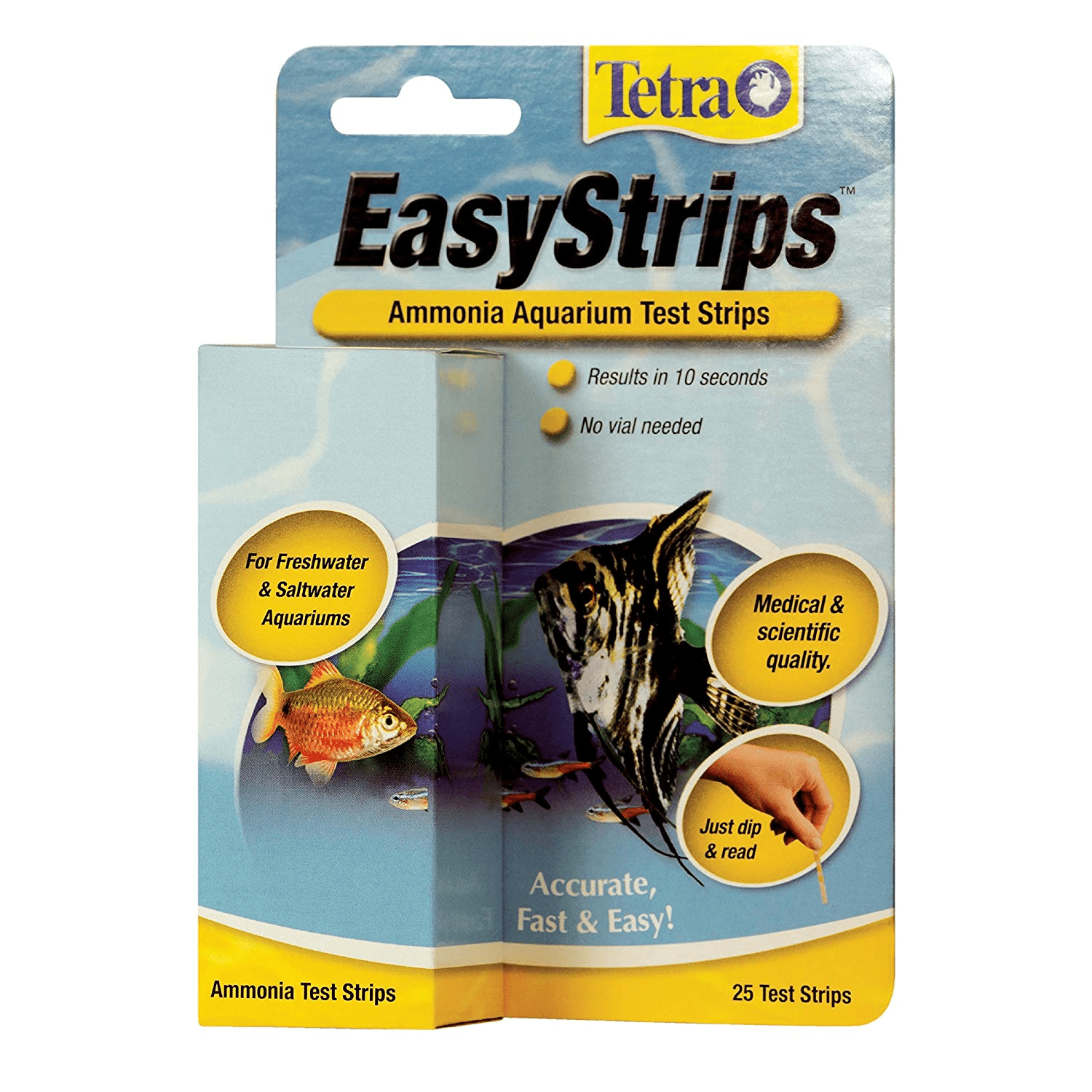 Freshwater Aquarium Water Tetra Test Strips Tetra Test In Aquarium