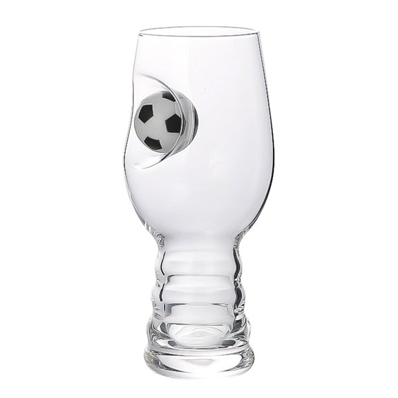 Creative Soccer Ball Glass Set, Pilsner Glassware with Colorful Football Design, Sports Themed Drinking Glasses for , Parties, and Gift Use(E,419.9ML / 14.2Oz)