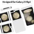 thumbnail image 2 of Case for Samsung Galaxy Z Flip 5 5G 2023, Slim Fit Z Flip 5 Case for Women Girls, Ultra Thin Hard PC Back Anti-Scratch Full Protection Protective Cover for Galaxy Z Flip 5 2023 (White), 2 of 12