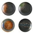thumbnail image 1 of MasteelfCA 4 Pcs Round Seasoning Dishes Condiment Plates Wear-resistant Sushi Plates, 1 of 7