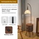 thumbnail image 1 of Lámpara de pie Retro moderna y sencilla para dormitorio, estante de madera maciza, lámpara de mesita de noche para dormitorio antigua mediana, inteligencia integrada, 1 of 4