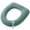 Green, variant on WKSCLPAI All-Season Toilet Seat Cushion, Soft and Skin-Friendly Household PE Toilet Seat Cover with Handle, Comfortable Washable O-shape Toilet Seat Cushions, Easy to Install, Gray