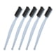 thumbnail image 1 of Juego de 5 cepillos de alambre para limpieza con cerdas de alambre y agarre ergonómico Plata, 1 of 9