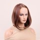 thumbnail image 2 of Peluca Femenina Cobertura Completa de Cabeza Moda Degradado Rubia Corta Lisa Cabello Peluca con Botón Interno, 2 of 10