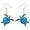 Blue, variant on Acrylic Green Sea Turtle Earrings Ocean Animals Dangle Jewelry For Women Sea Lovers Charms Gifts