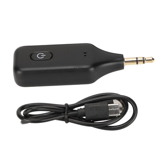Adaptador auxiliar Bluetooth 5,1 3 en 1, baja latencia, llamadas manos libres, receptor transmisor inalámbrico de 3,5mm para PC de coche