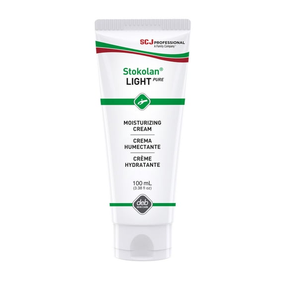 SC Johnson Professional STOKOLAN Light Pure Post Work Hand Cream 100ml, 3.3814 Fl Oz (Pack Of 12)