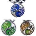 thumbnail image 2 of HSHDLDF Dragon Yin Yang 2 Pewter Pendant Necklaces Set, 2 of 4