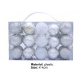 thumbnail image 6 of Limei Christmas Tree Balls Environmentally Protection 30Pcs Delicate Craft Christmas Tree Balls Attractive Durable for Party, 6 of 7