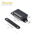 thumbnail image 2 of Imanes para gabinetes Mousike, 4 unidades, magnéticos fuertes de 30 lb, 2 of 8