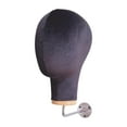 thumbnail image 4 of Bunblic Wall Mount Mannequin Head Model Height 28cm for Professional or Personal Use Black, 4 of 8